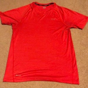 Orange work out shirt